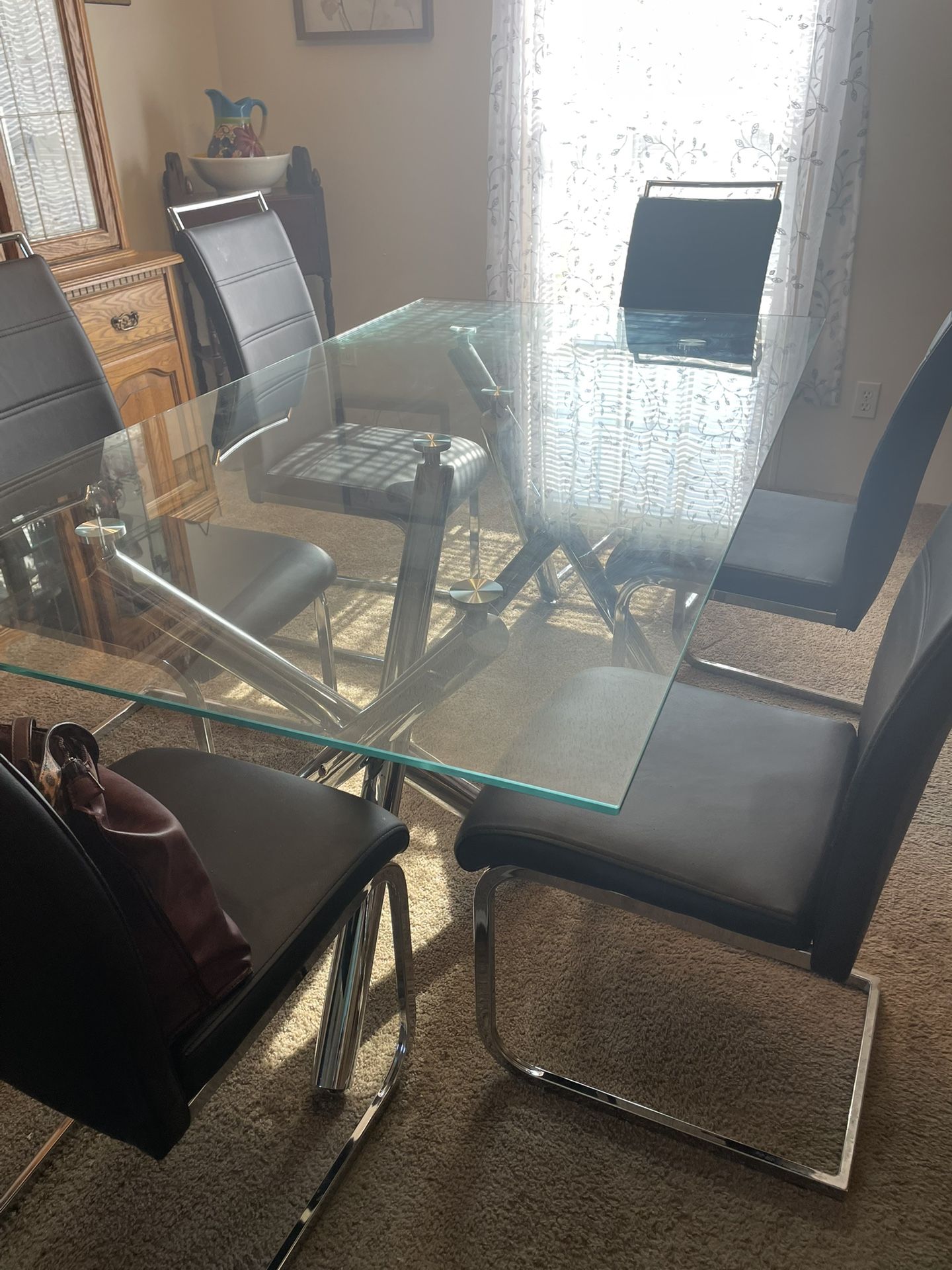 Glass Dinner Table