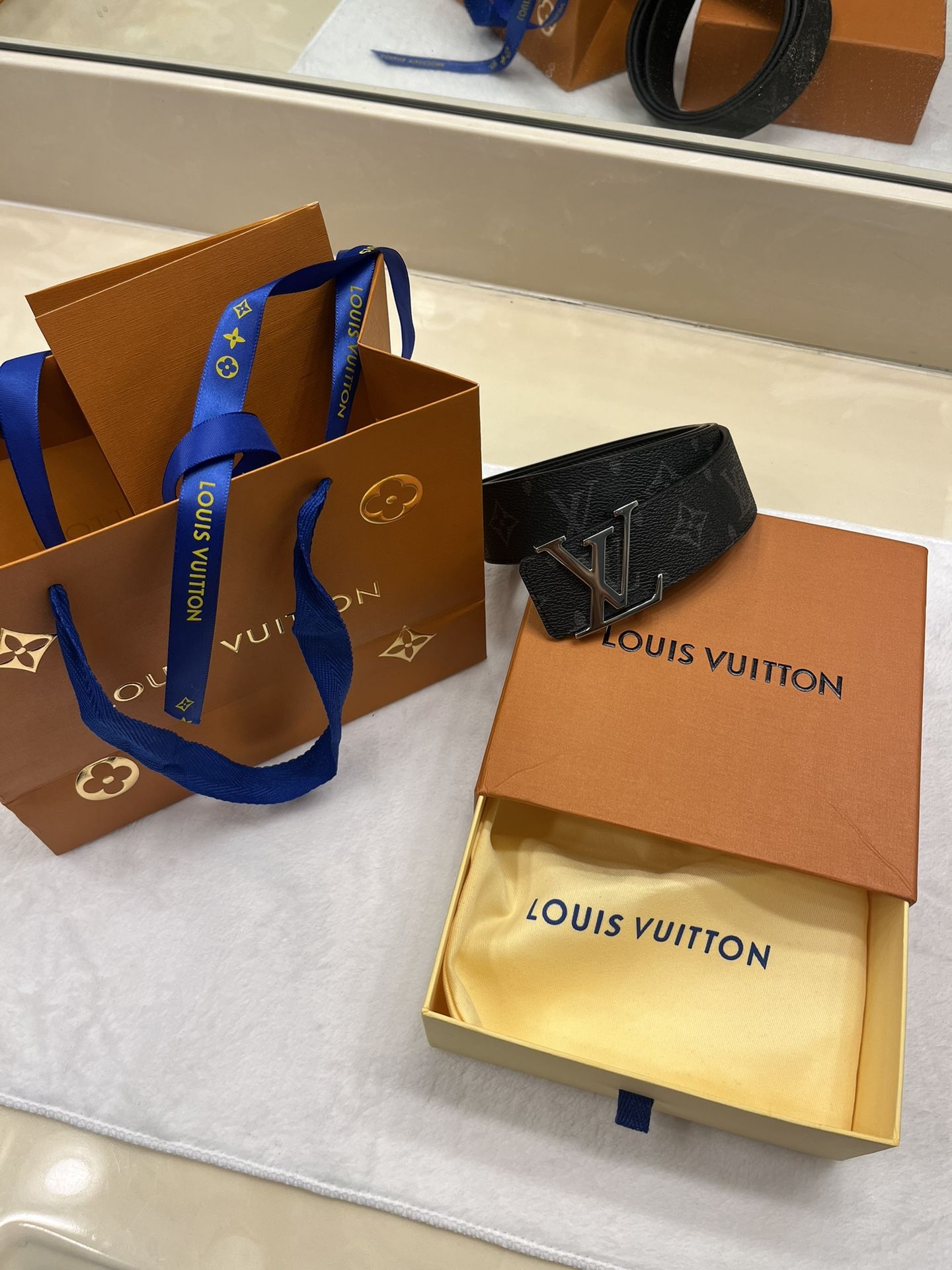 Louis Vuitton Monogram Belt