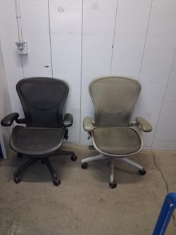 Herman Miller Aeron Office Chairs – Set of 2 $350 each