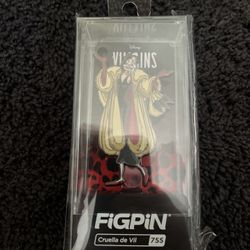 FiGPiN Disney Villains Cruella de Vil #755 AP Artist Proof Pin Collectible New