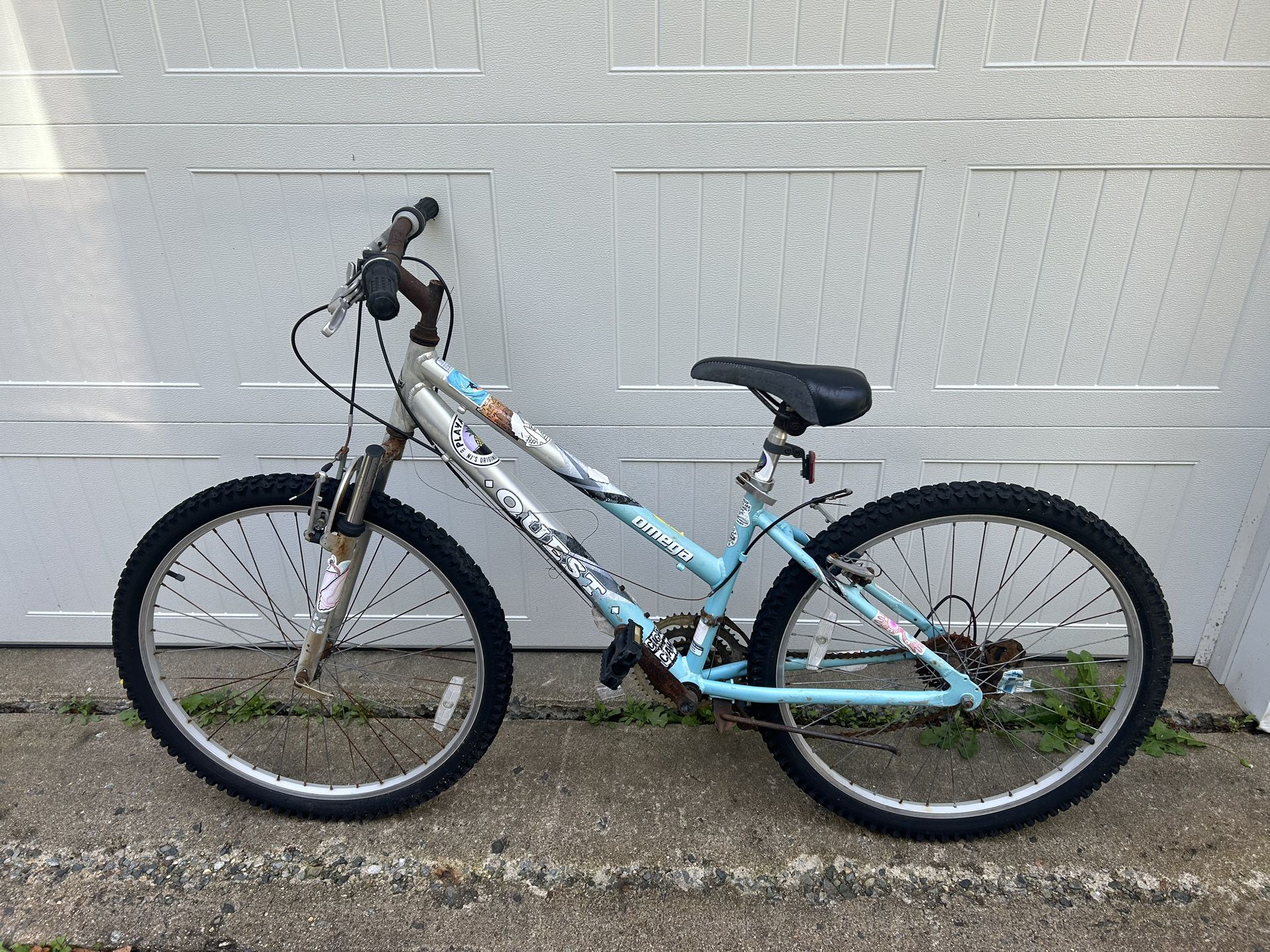 Light Blue Quest mountain bike