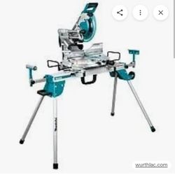 Makita LS1013FL 10" Dual Slide Compound Miter Saw W/Stand laser, fluorescent light