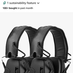 ZOHAN EM054 Electronic Ear Protection for Shooting Range with Sound Amplification Noise Reduction, Ear Muffs for Gun Range
