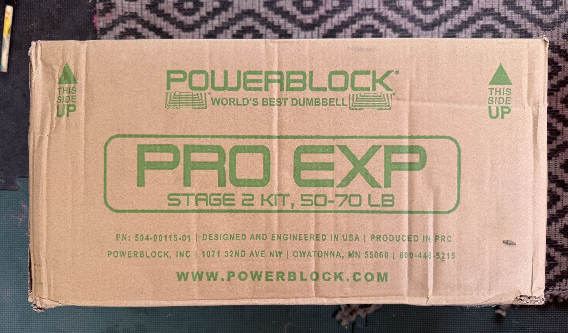 POWERBLOCK PRO EXP STAGE 2 NEW IN BOX - 50-70LBs