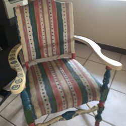 Vintage Antique Painted Chair