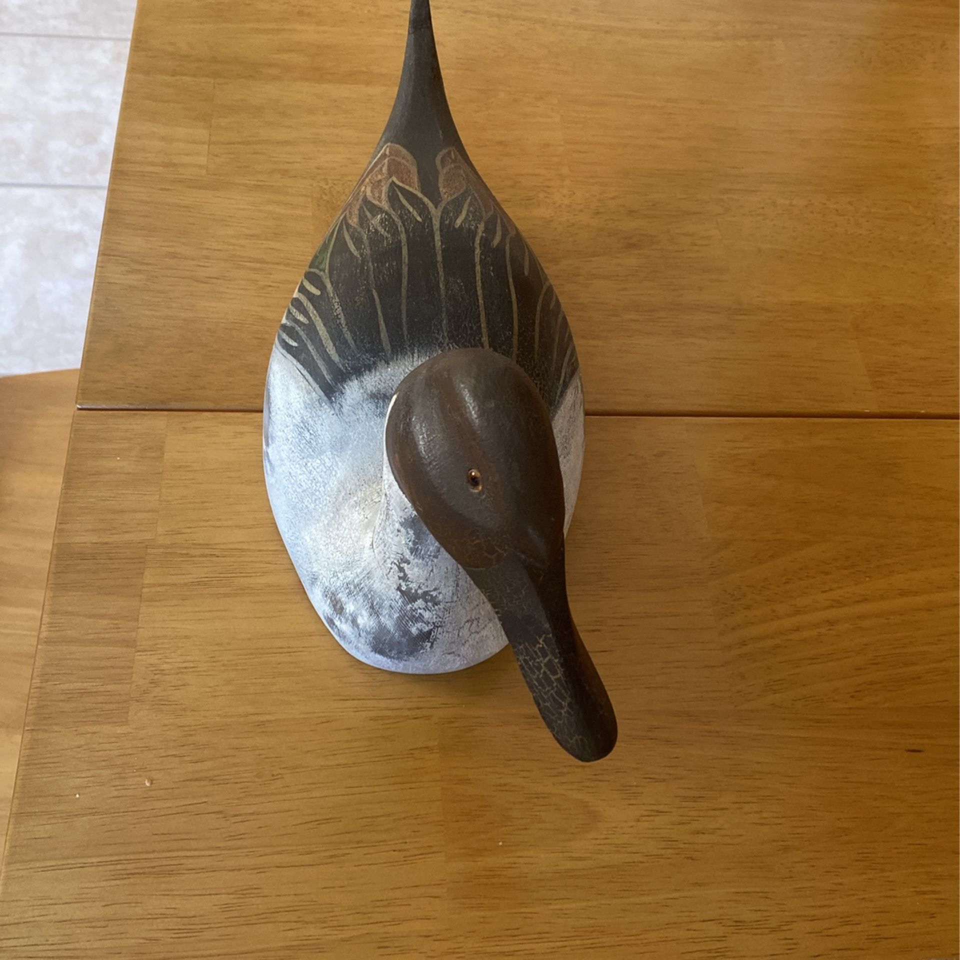 A Wooden Pintail Duck Decoy ducks Unlimited special edition 1989 In