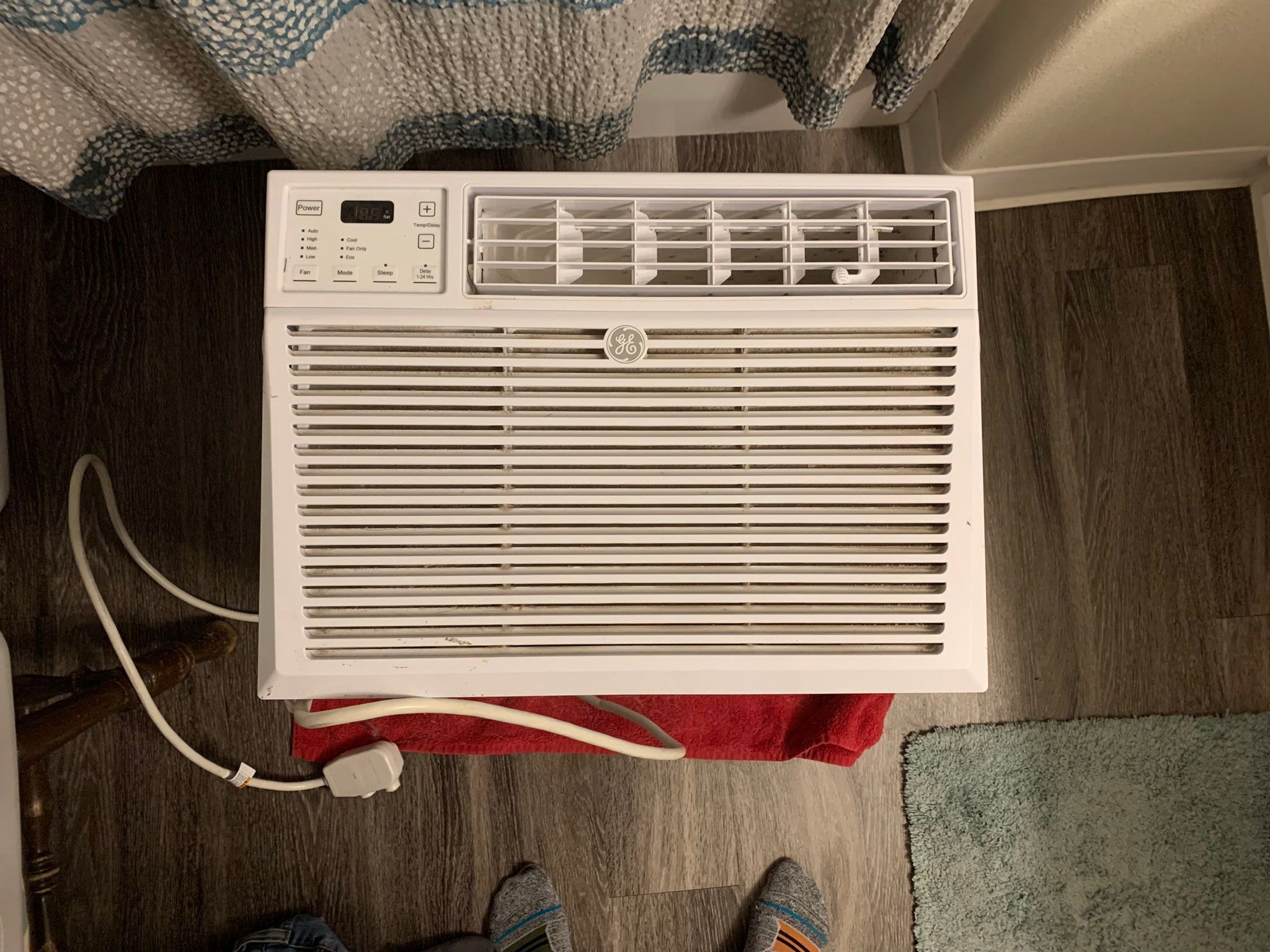 Window AC Unit with Remote + Bracket - $75