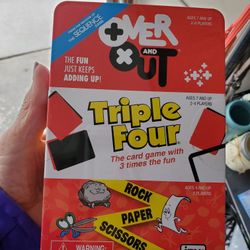 Triple Four Games, New, Sealed Box