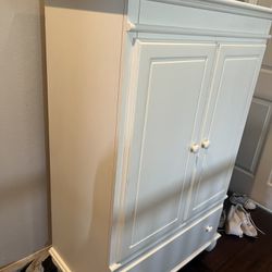 White Dresser Armoire 