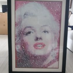 MARILYN MONROE FRAME 32 × 43 1/2
