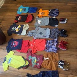 11 Outfits With 4 Pairs Of Shoes 18m Boys And 5c