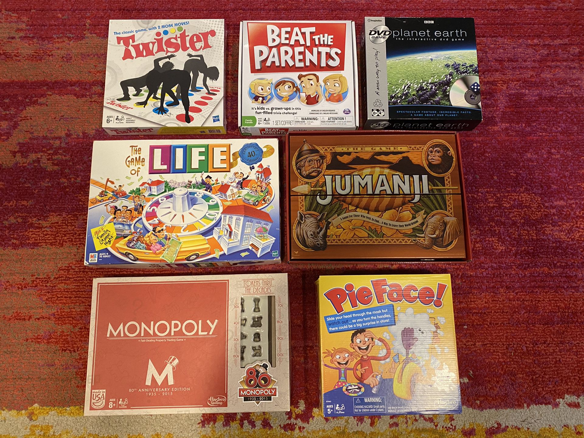 7 popular board games bundle