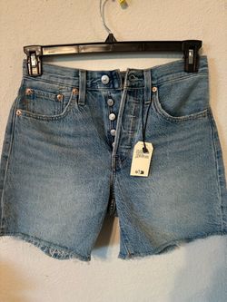 Levi's Button-Fly Denim Cutoff Shorts