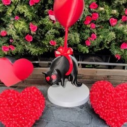 Valentine’s Day Heart Cat 3D Printed