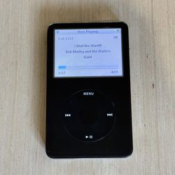 iPod Classic 5thGen Model:A1136 30GB Blk Bad Headphone Jack-Working Read Below! 