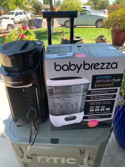 Baby Brezza bottle sterilizer and formula maker