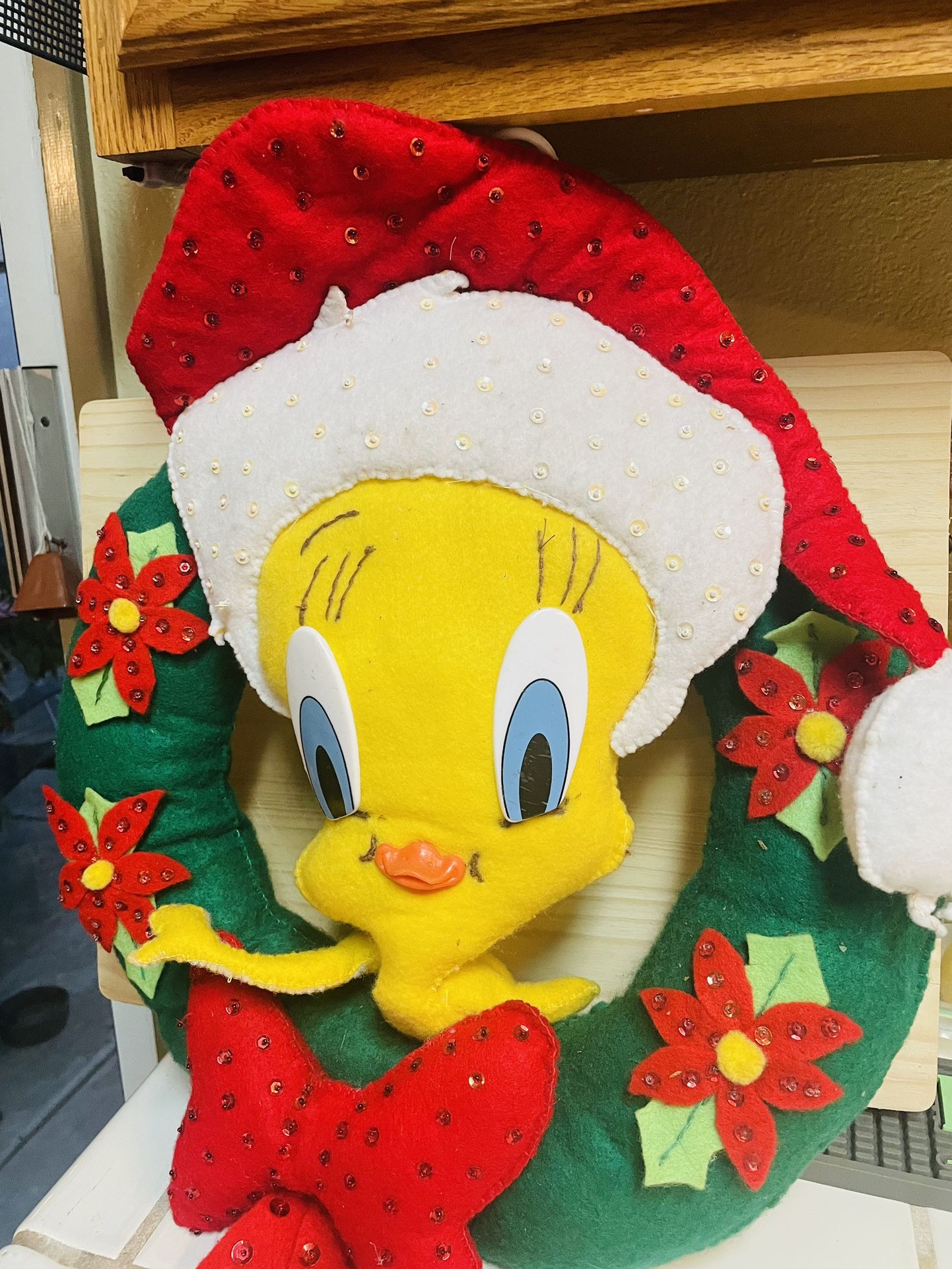 Christmas Wreath Tweety Bird