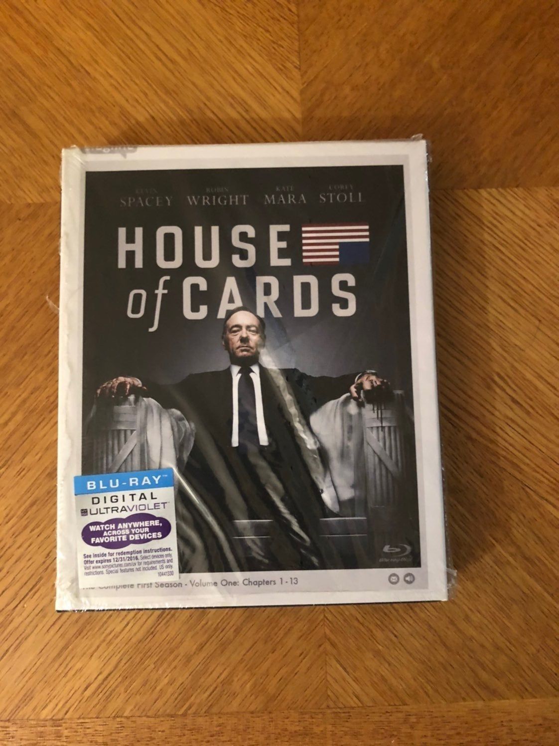 House Of Cards Season 1 Blu ray set David Fincher Kate Mara Robin Wright Netflix