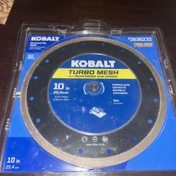 Kobalt CTM10P 10-in Wet Continuous Rim Diamond Saw Blade
