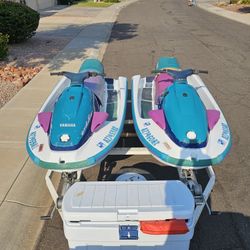 2 Yamaha Wave Ventura Jetskis