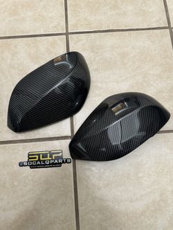 Q50 Carbon Mirror Caps