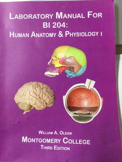 Human anatomy and physiology 1 & 2 lab manuals