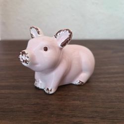 Pink pig figurine