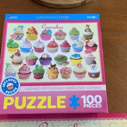 100 Pieces CUPCAKES puzzle