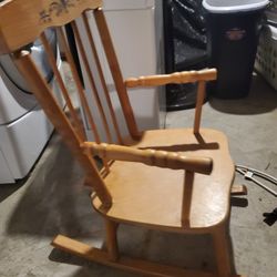 Cute Vintage Childs Rocking Chair