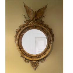 Turner Brand Mirror Ornate Mirror Federal Admiral Eagle