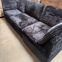 101”Modular Sectional Sofa Cloud Couch with Deep Seats,  Foam Couch .  Seat height: