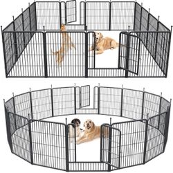 Dog Fence 16 Panels 
