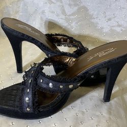 Platinum Plush Ladies Open Toe High Heel Sandals