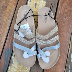Arizona Leopard Sandals SZ 8M