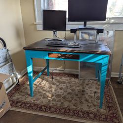 Vintage Executive Style Refurbished Desk