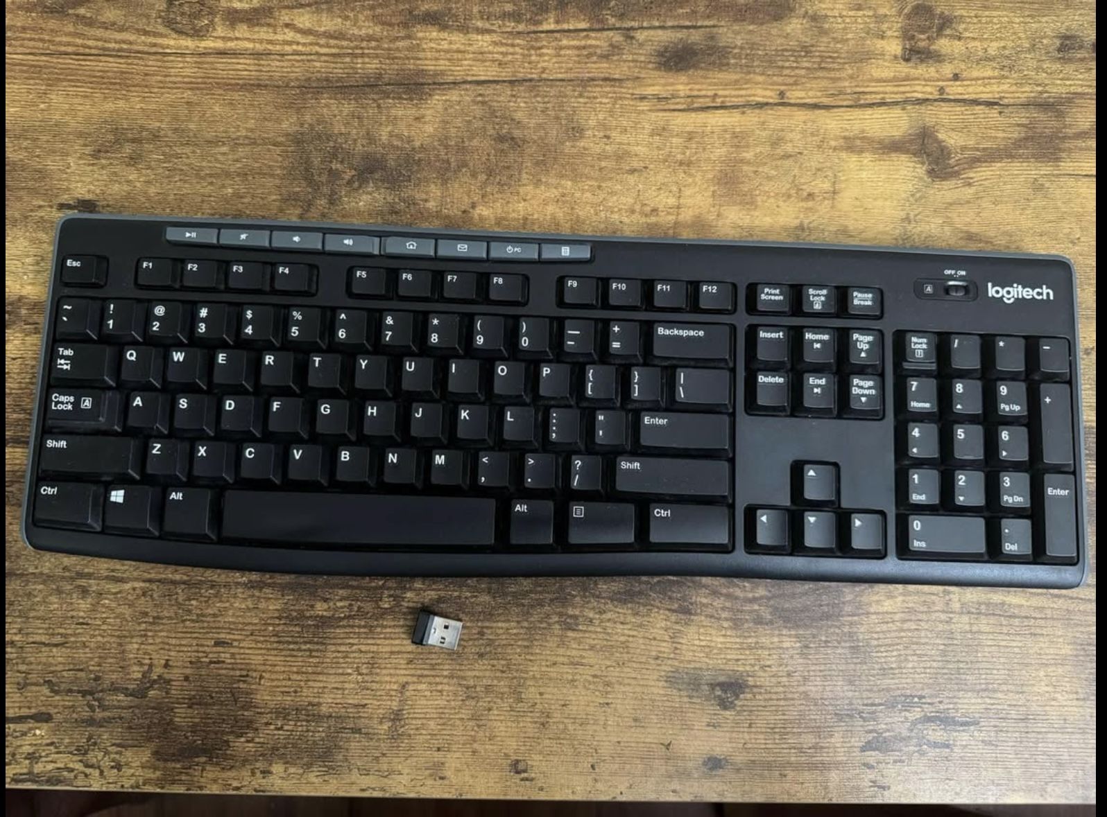 Logitech Wireless Keyboard 2.4 GHz Wireless