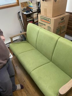 FREE for repair green mid century style sofa