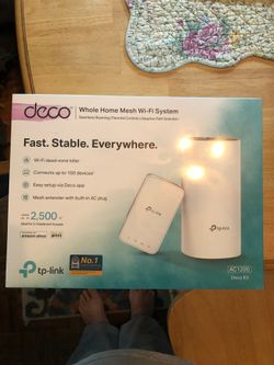 Deco WiFi mesh extender system