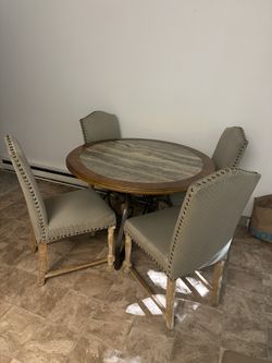 Marble Table And Chairs