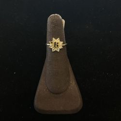 14KT Quinceañera Ring 39329-12