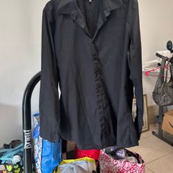 Men’s Black Dress Shirt