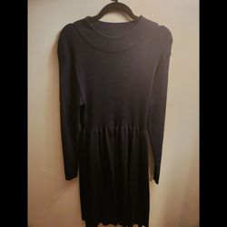 Navy Blue Sweater Dress