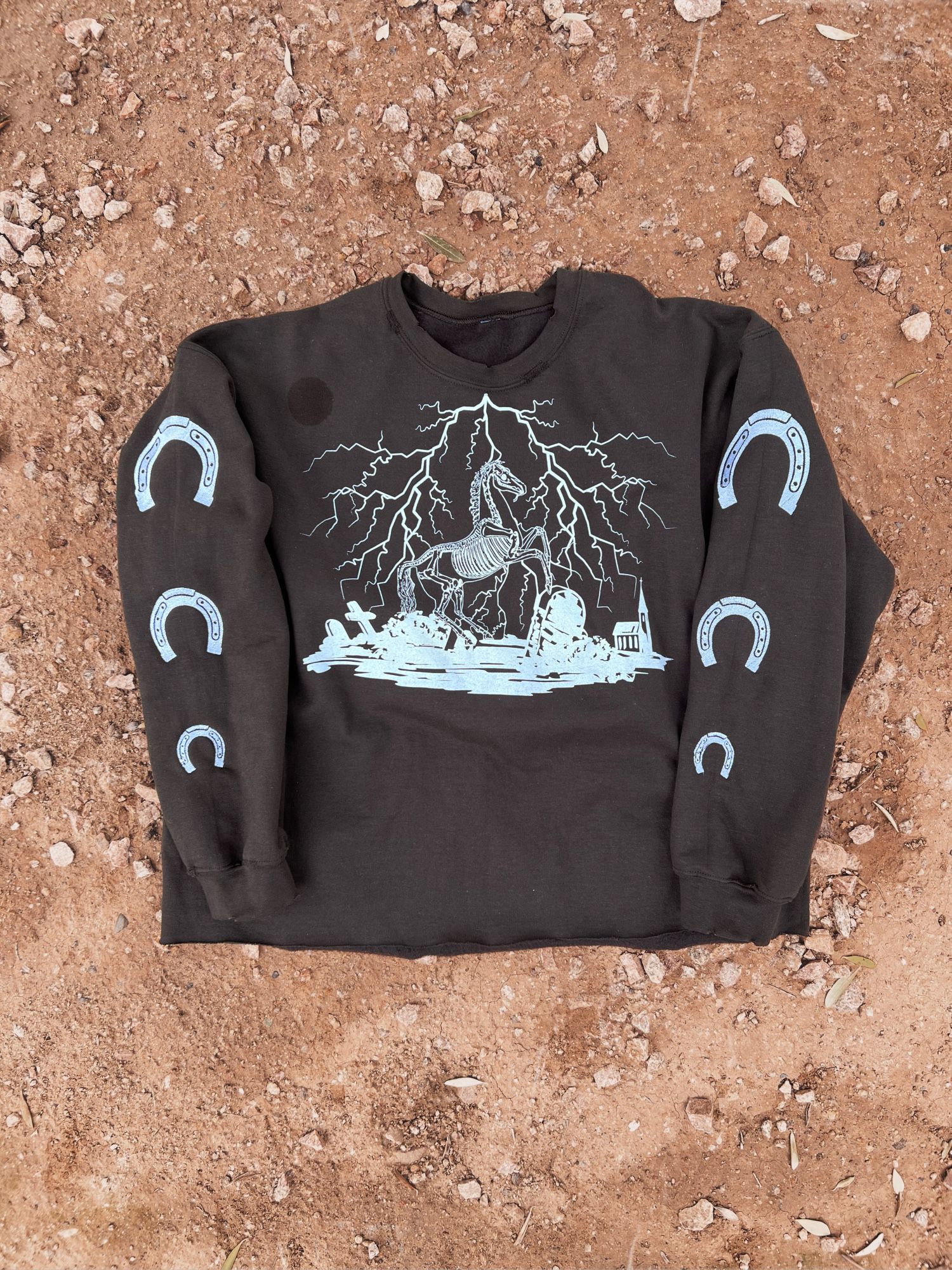 Horses Don’t Stop Oversized Crewneck S-XL By LoudPack Gear