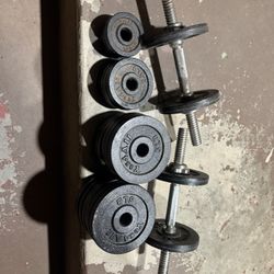 Adjustable Dumbbell Weight Set 