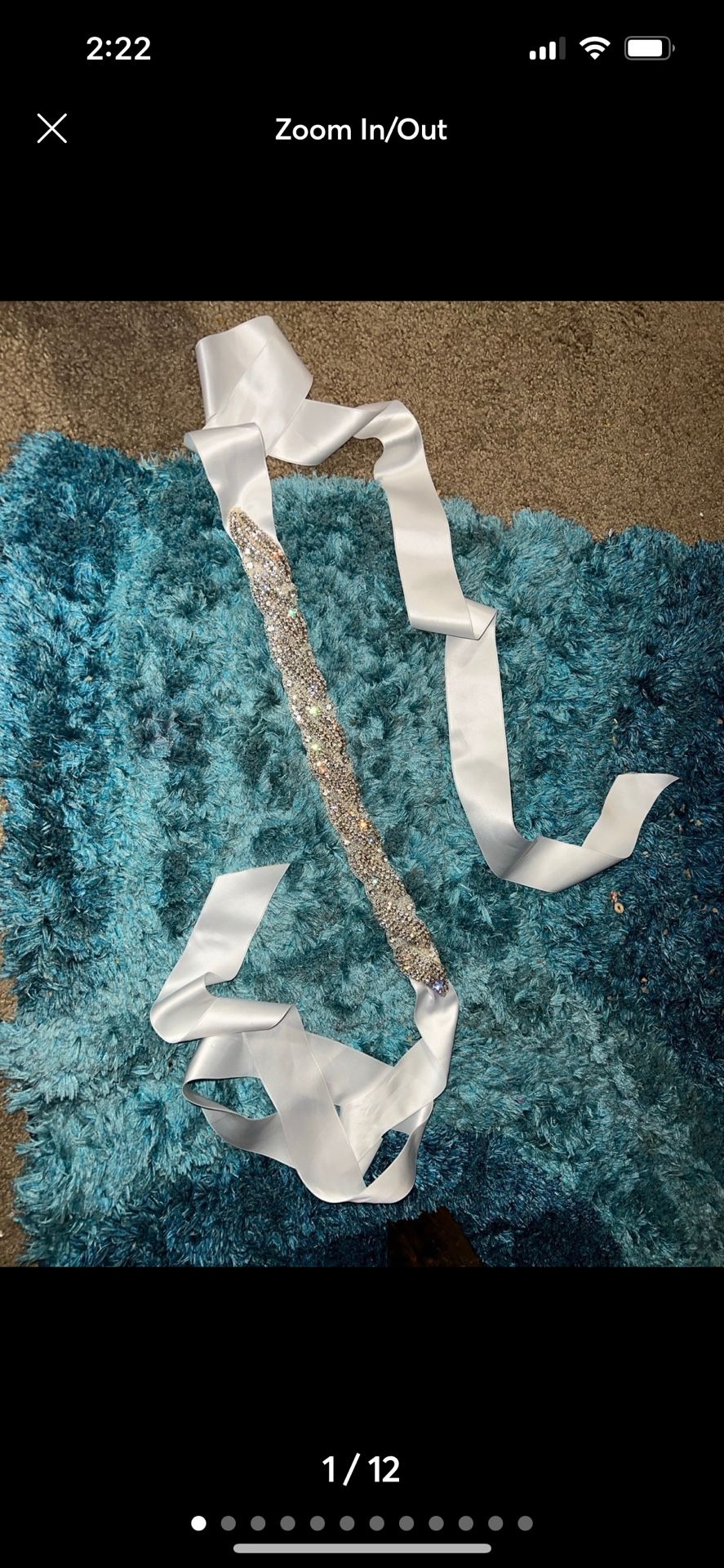 swarovski crystal bridal belt