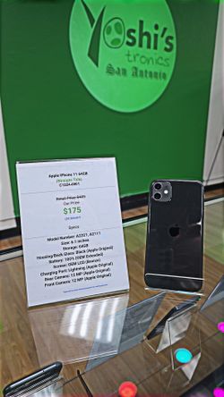 Apple IPhone 11 64GB Straight Talk C1224-0901