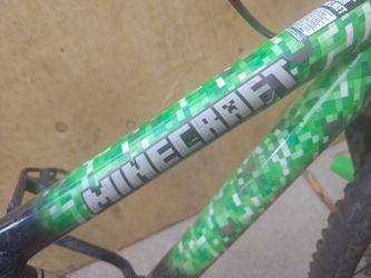 Kids minecraft bike