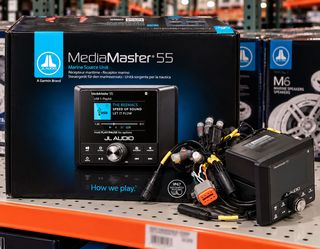 JL Audio Marine Stereo Bluetooth 2.1 + EDR 2.8" LCD Display Day/Night Mode Am Fm Dab Tuner with RDS IP67 MediaMaster MM55