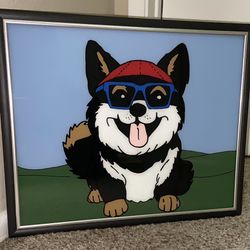 Glass Paintings Family, Friends, Pets, Anime & Cartoon Portraits Available LOCATED IN COVINA