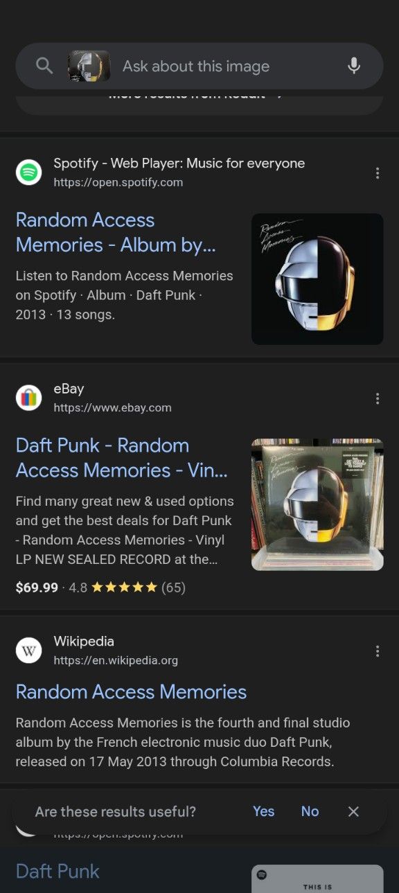 Daft Punk Random Access Memories